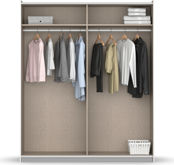 rauch Kleiderschrank; Schwebetürenschrank KRONACH, 2-türig, Eiche Artisan, 175x210x59xcm Bild 5