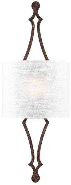 Wandlampe, Stahl Eisen, H 77,8 cm