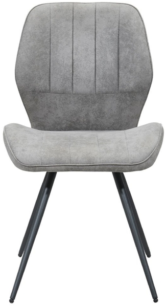 Stuhl Marbella / Memphis S02, Mikrofaser, Grau, 51 x 87 x 55 cm Bild 1