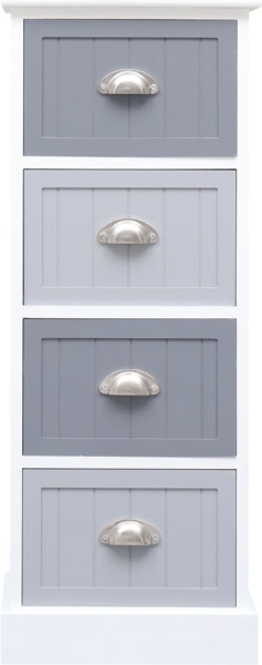 vidaXL Beistellschrank 35x30x90 cm Massivholz Paulownia 284078