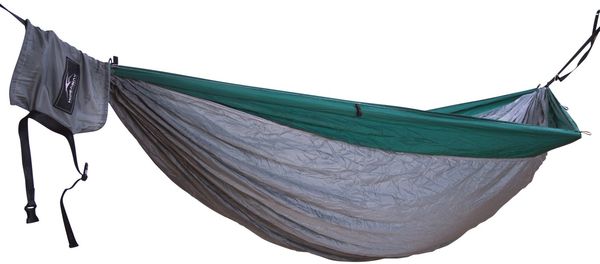 Hideaway Outfitters Reisehängematte Camper, inklusive Befestigungsmaterial, grau-silber, 190x300 cm