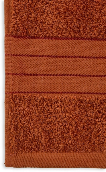 Good Morning Renforcé Frotteeware 4pc 50x100 cm Handtücher orange Bild 2