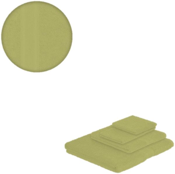 Handtücher Kombi Basis Ergänzungsset 4teilig 500 g/m Kiwi