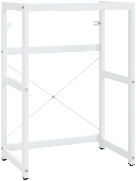 vidaXL Badezimmer Waschtischgestell Weiß 59x38x83 cm Eisen 338497