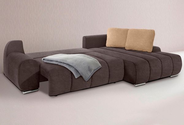 INOSIGN Ecksofa Bono L-Form, wahlweise mit Bettfunktion