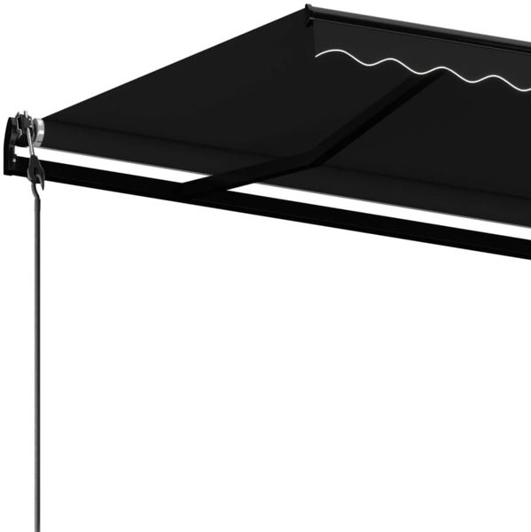 vidaXL Gelenkarmmarkise, Automatisch, Anthrazit, 600x350 cm Bild 5