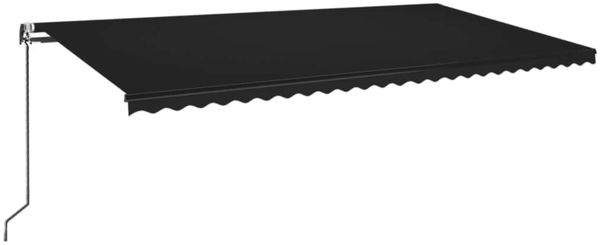 vidaXL Gelenkarmmarkise, Automatisch, Anthrazit, 600x350 cm Bild 2