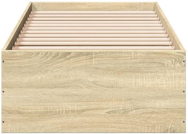 vidaXL Bettgestell ohne Matratze Sonoma-Eiche 75x190 cm Holzwerkstoff 841988 Bild 4