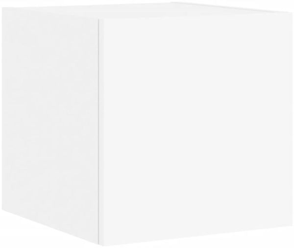 vidaXL TV-Wandschränke mit LED-Leuchten 2 Stk. Weiß 30,5x35x30 cm 837219 Bild 8