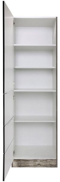 KOCHSTATION Seitenschrank KS-Brindisi 60 cm breit, 200 cm hoch, viel Stauraum