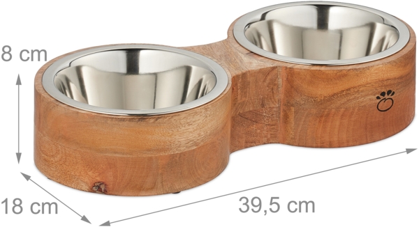 Hundenapfbar mit 2 Napfschalen Bild 4