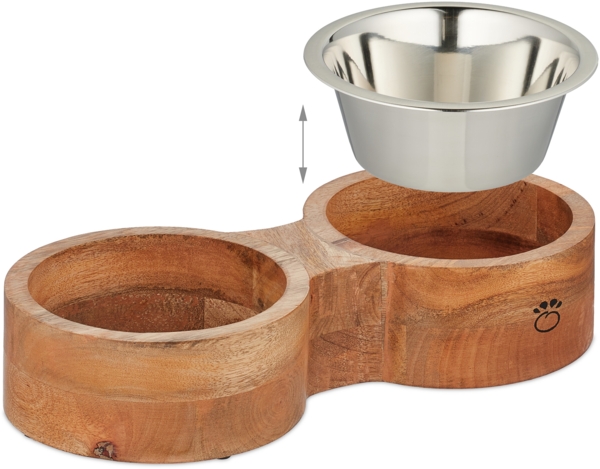 Hundenapfbar mit 2 Napfschalen Bild 6