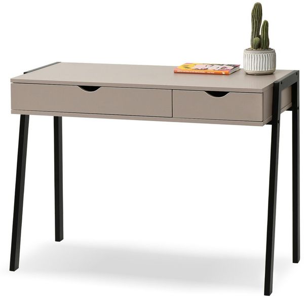 Compleo Schreibtisch mit 2 Schubladen, Modern und geräumig LUNDS