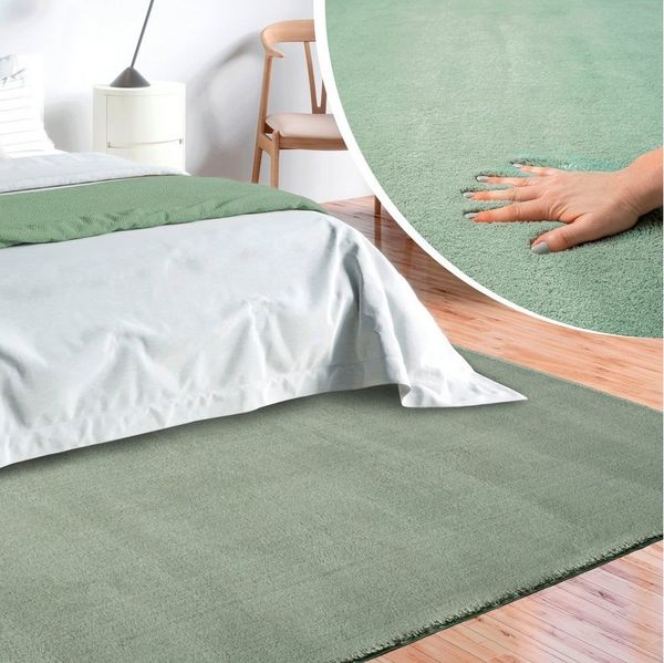 merinos Teppich Loft 37, Kunstfellteppich, rechteckig, Höhe: 16 mm, weich und kuschelig, Fell Haptik, Anti-Rutsch-Unterseite