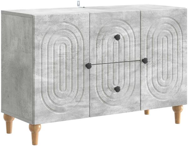 vidaXL TV-Schränk Betongrau 89 x 34,5 x 60 cm Holzwerkstoff 894198