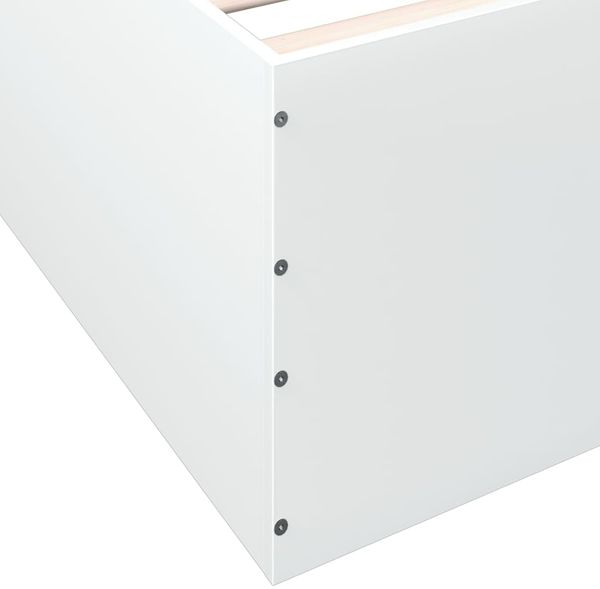 vidaXL Bettgestell Weiß 120x190 cm Holzwerkstoff 3280951 Bild 8