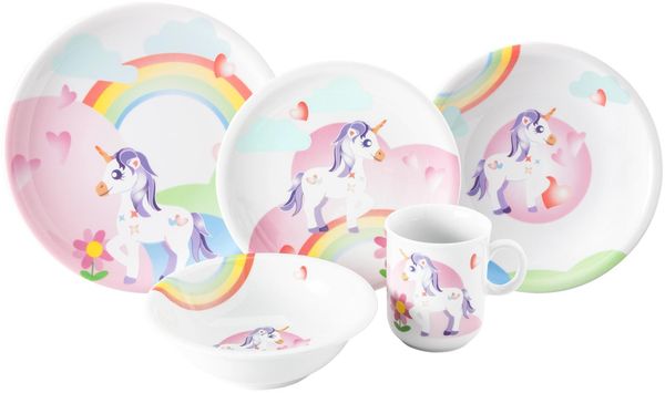 Seltmann Weiden Compact Kindergeschirr Set 5-teilig - Mein kleines Einhorn