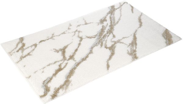 Vossen Badematte »Marble«, Höhe 16 mm, fußbodenheizungsgeeignet, Polyacryl, rechteckig