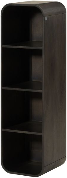Wandregal Mango 35x35x120 dunkelgrau lackiert VALENCIA #205