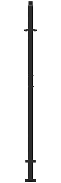 vidaXL Gartentor Schwarz 100x150 cm Stahl Leichtes Design 4100951 Bild 5