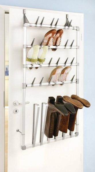 Ruco Schuhregal, Aluminium/Kunststoff, auch zur Wandbefestigung geeignet