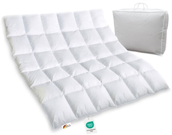 2350g neue sibirische Daunen Federn Bettdecke Daunendecke 200x200 warm