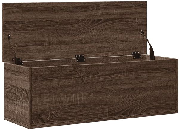 vidaXL Truhe Braun Eichen-Optik 102x35x35 cm Holzwerkstoff 840694 Bild 7