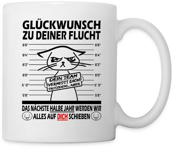 Spreadshirt Tasse Abschiedsgeschenk Für Kollegen Jobwechsel Tasse Verräter Tasse, Keramik