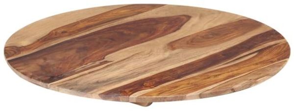 vidaXL Tischplatte Massivholz Akazie Rund 15-16 mm 70 cm 285970