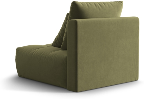 Micadoni Armloses Modul Bloom Samt Casino Hellgrün Bild 3