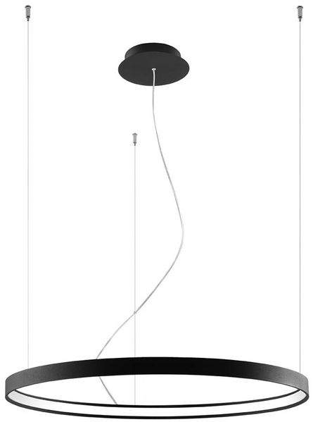 SOLLUX TH. 101 Kronleuchter RIO schwarz 3000K L: 780, B: 780, H: 1500, LED/50W,