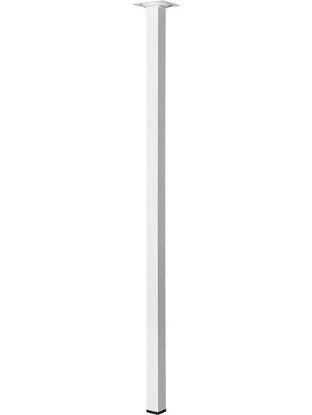 Hettich Tischbein 70 x 2,5 x 2,5 cm Stahl weiß - 1 Stück