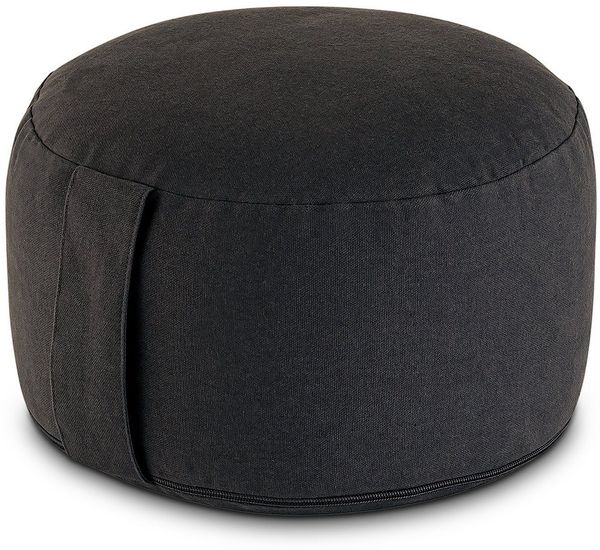 Amagohome Yogakissen Yogakissen Meditationskissen Augenkissen Sitzkissen rund ø31xH20cm Bez