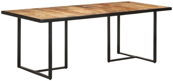 vidaXL Esstisch 200 cm Raues Mangoholz 320697