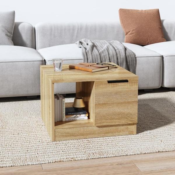 vidaXL Couchtisch Sonoma-Eiche 50x50x36 cm Holzwerkstoff 811343