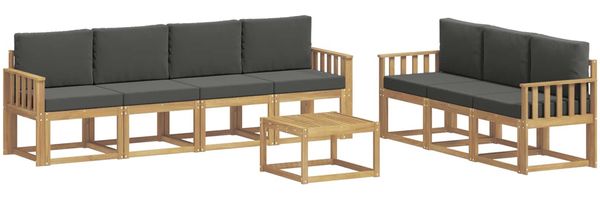 vidaXL Outdoor-Sofagarnitur 7 pcs 3387346 Bild 2