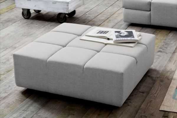 Home affaire Polsterhocker Ancona, passend zur "Ancona"-Polsterserie, auch in Cord + Easy Care