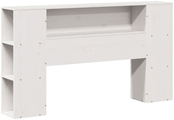vidaXL Massivholzbett ohne Matratze Weiß 160x200 Kiefernholz 3323294 Bild 6
