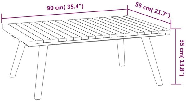vidaXL 8-tlg. Garten-Lounge-Set mit Kissen Massivholz Akazie 3087013 Bild 8