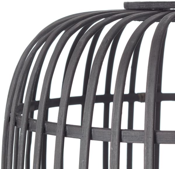 Brilliant Leuchten No. 94977-76 Woodrow Standleuchte dreibeinig holz dunkel schwarz E27