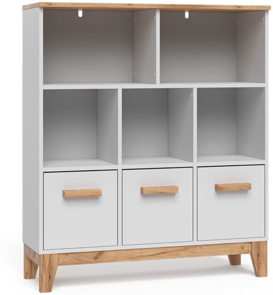 Kinderregal Malia Weiß/Artisan 98.4 x 113.4 cm Vitalispa