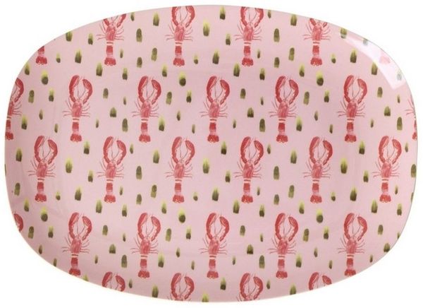 rice Tablett Melamin Tablett oval Snackteller Teller
