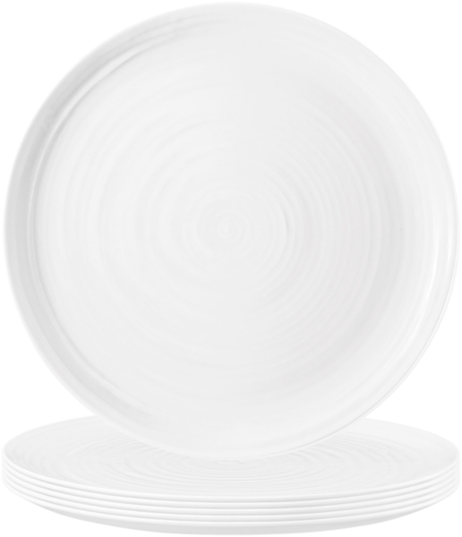 Seltmann Weiden Terra Pizzateller ø 31,5 cm weiß 6er Set