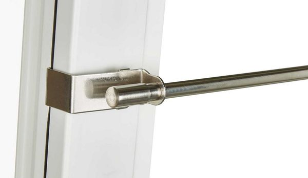 Gardinenbox Klemmstange, 1-läufig, Scheibenstange »Denver« KlemmFix Metall Ausziehbar ohne Schrauben und Bohren 20190931, ohne Bohren, geklemmt, Metall