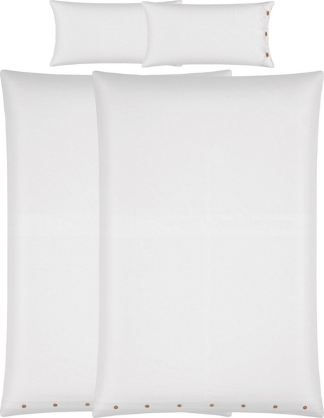 Erwin Müller Bettwäsche Bettwäsche Sparpaket "Deggendorf" 4-tlg, Leinen, Halbleinen Uni
