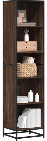 vidaXL Bücherregal Braun Eichen-Optik 40x35x170,5 cm Holzwerkstoff 849143