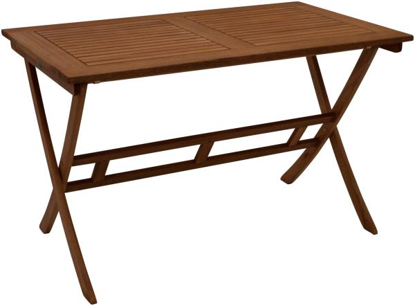 Klapptisch 120x70 cm Eukalyptus