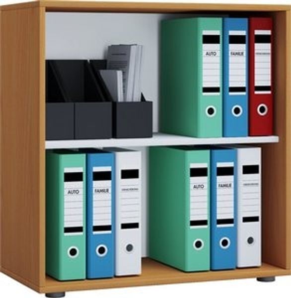 VCM Büroregal & Bücherregal Lona 913915 Buche B. 70 x H. 74 x T. 37 cm Bild 5