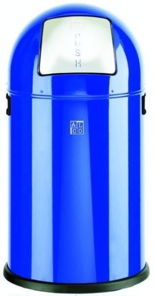 Alco Abfallsammler mit Push-Klappe 20 Liter blau