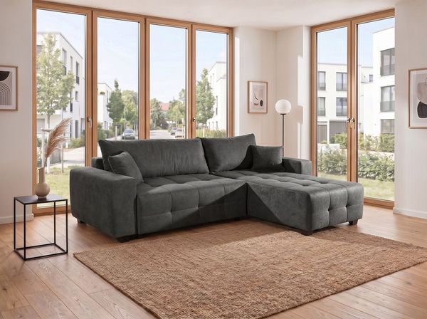 OTTO home Ecksofa Bella L-Form, B: 234 cm - OTTO. Verlässliche Qualität, Ecksofa,Schlaffunktion,Bonnelfederkern,Rückenkissen